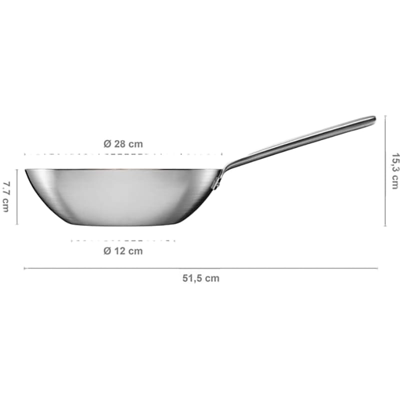 Внешний вид Сковорода Вок FISKARS Norden 28 см (1067636)