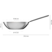 Сковорода Вок FISKARS Norden 28 см (1067636)