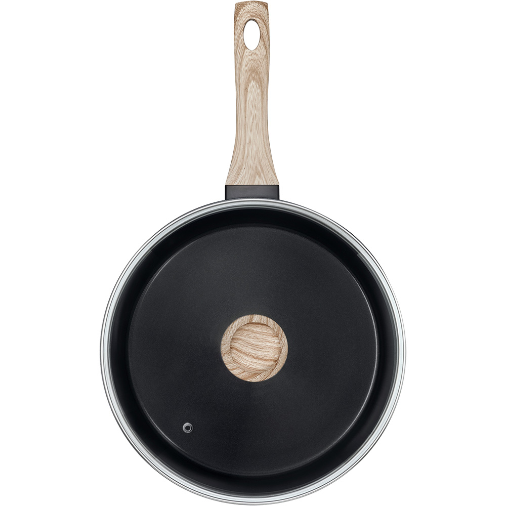 Сковорода з кришкою PYREX Cook&Care 28 см Black (CR28DF6/8144) Діаметр 28