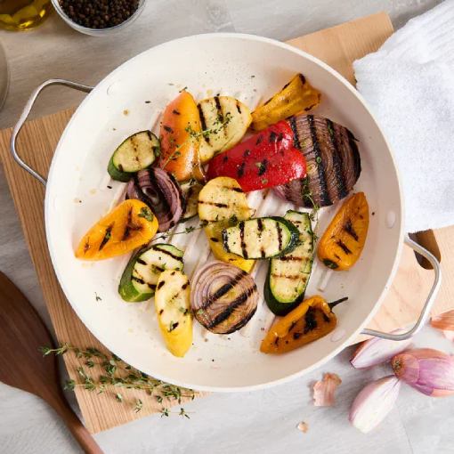 Сковорода-гриль GREEN PAN Padova 28 см (CC002483-001) Особливості з двома ручками