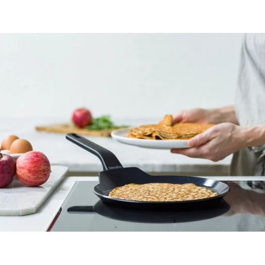 Сковорода для блинов GREEN PAN Essence Magneto 24 см Black (CC008126-001) Крышка без крышки
