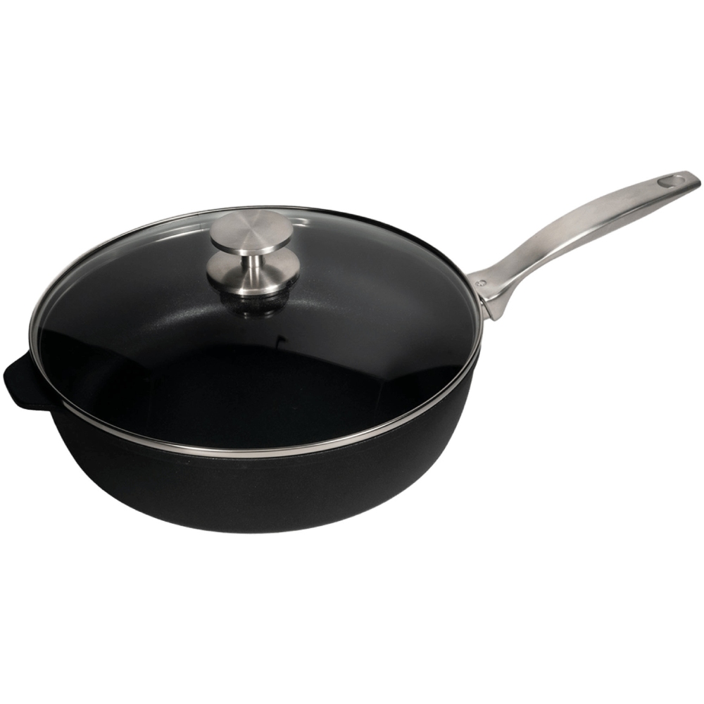 Сотейник с крышкой SWISS DIAMOND CXD Induction 28 см Black (CXD6728ic)