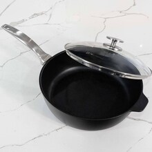 Сотейник с крышкой SWISS DIAMOND CXD Induction 26 см Black (CXD6726ic)