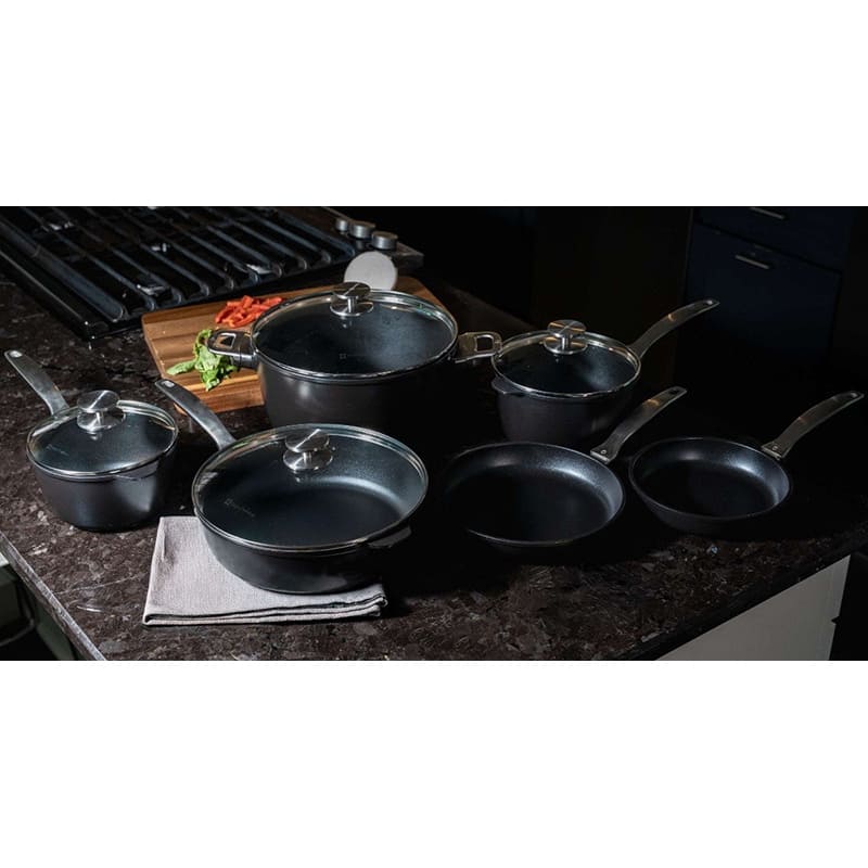 Сковорода SWISS DIAMOND CXD Induction 28 см Black (CXD6428i) Особенности с двумя ручками