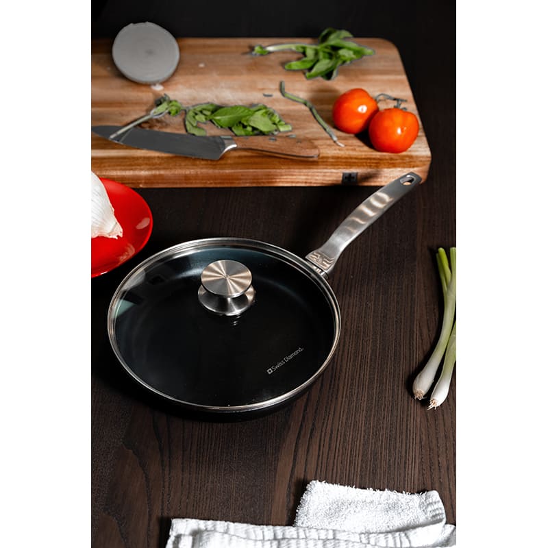 Сковорода с крышкой SWISS DIAMOND CXD Induction 24 см (CXD6424ic) Диаметр 24