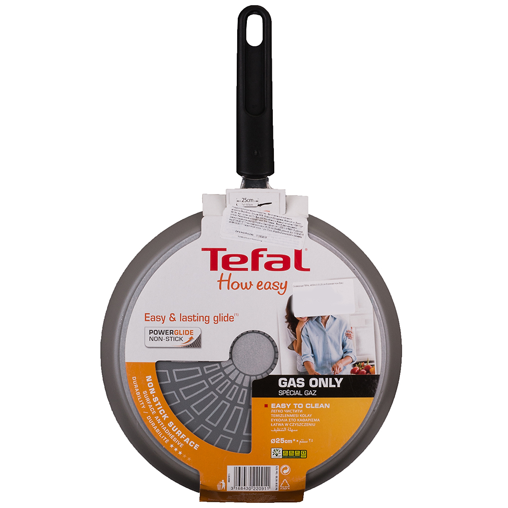 Внешний вид Сковорода для блинов TEFAL How Easy 25 см (A6541015)