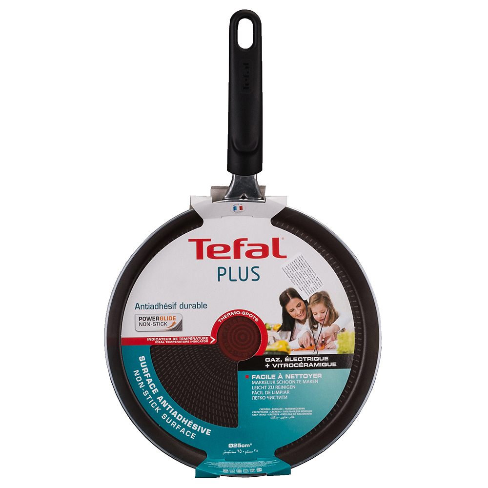 Сковорода для блинов TEFAL Plus 25 см (A6501015) Материал алюминий