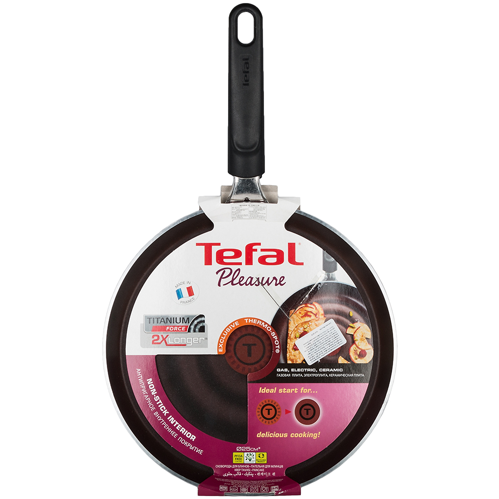 Внешний вид Сковорода для блинов TEFAL Pleasure 25 см (D5021052)