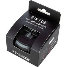 Крышка Kambukka 3 в 1 Etna с технологией Snapclean Black  (L01010)