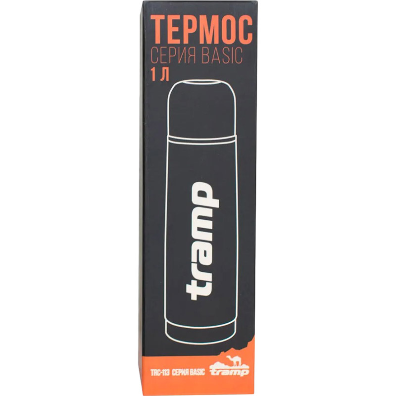 Термос TRAMP Basic 1 л Olive (TRC-113-olive) Матеріал колби нержавіюча сталь