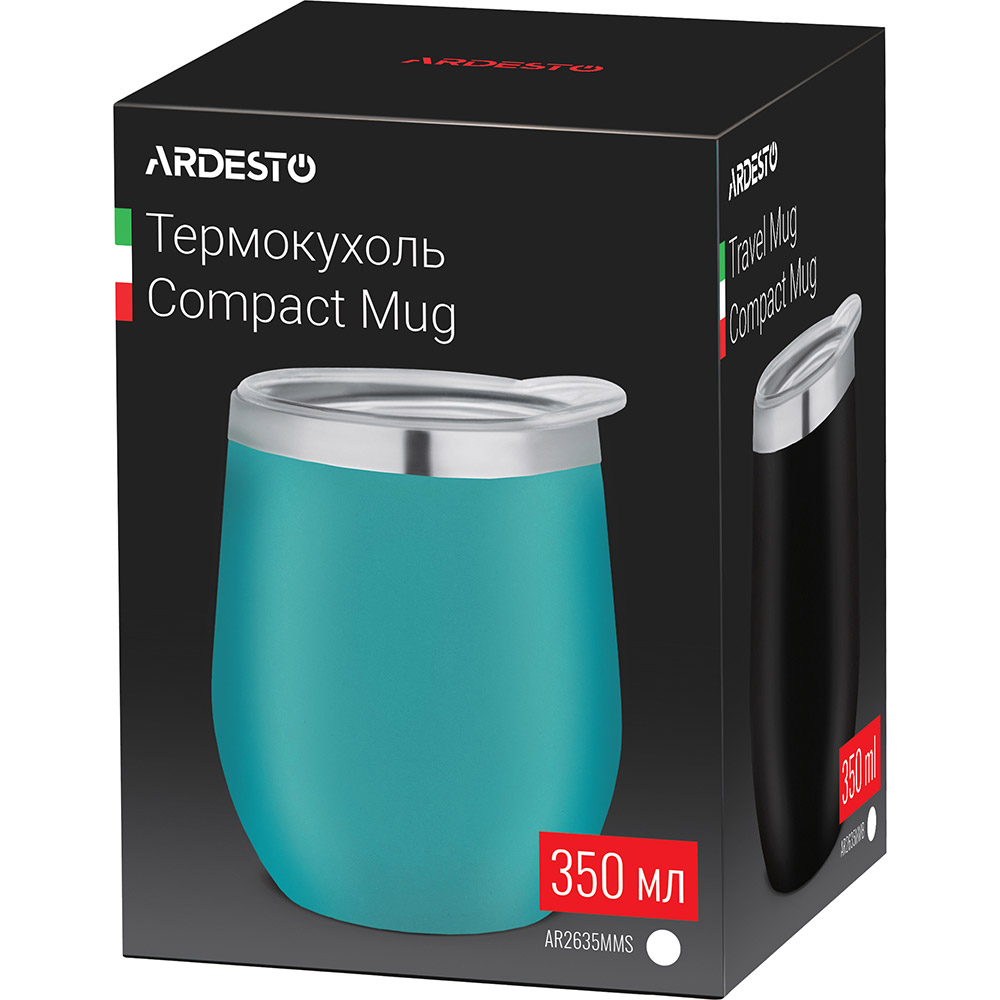 Термокружка ARDESTO Compact Mug 350 мл Blue (AR2635MMS) Тип термокружка