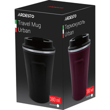 Термокружка ARDESTO Urban 380 мл Black (AR2638CMB)