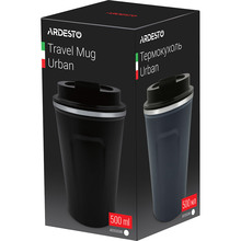 Термокружка ARDESTO Urban 500 мл Black (AR2650CMB)