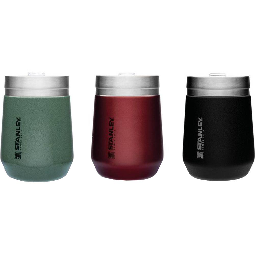 Зовнішній вигляд Термостакан STANLEY Everyday Hammertone Green 0.3 л (6939236401012)
