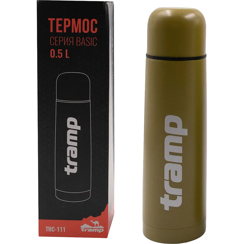 Термос TRAMP Basic 0.5 л Khaki (TRC-111-khaki) Объем 0.5