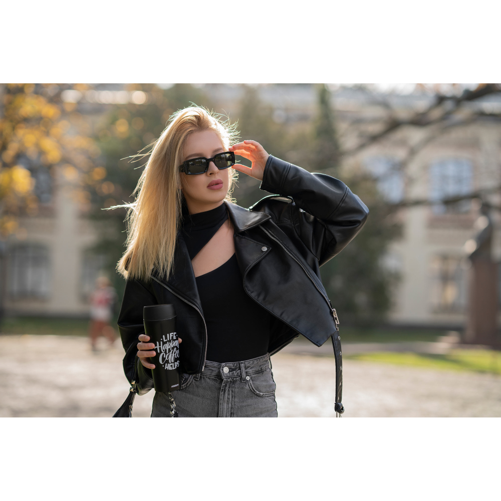 В Украине Термокружка ARDESTO Coffee Time 450 мл Black (AR2645BC)