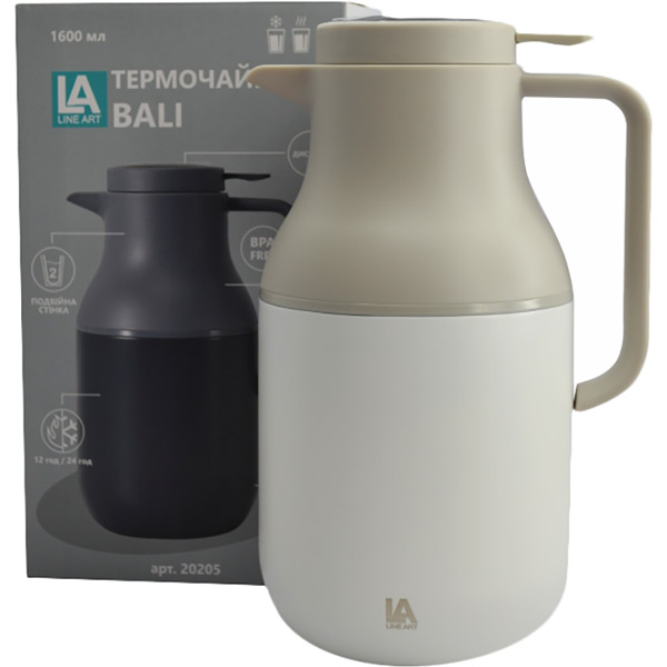 Термочайник LINE ART Bali 1.6 л (20205LA-08) Об’єм 1.6