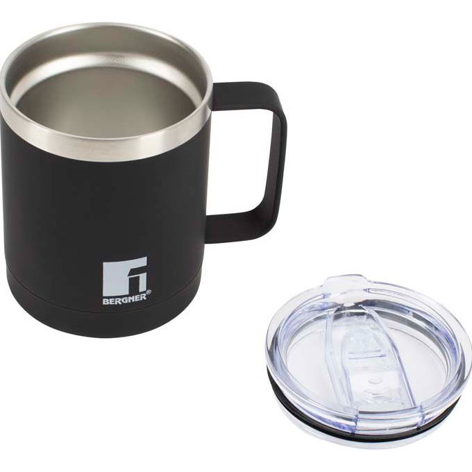 Термокухоль BERGNER Coffee & tea lovers 350 мл Black (BG-37788-BK) Об’єм 0.35