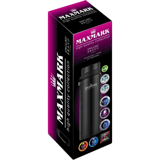 Термос MAXMARK 1 л Black (MK-TRM81000BK) Тип термос