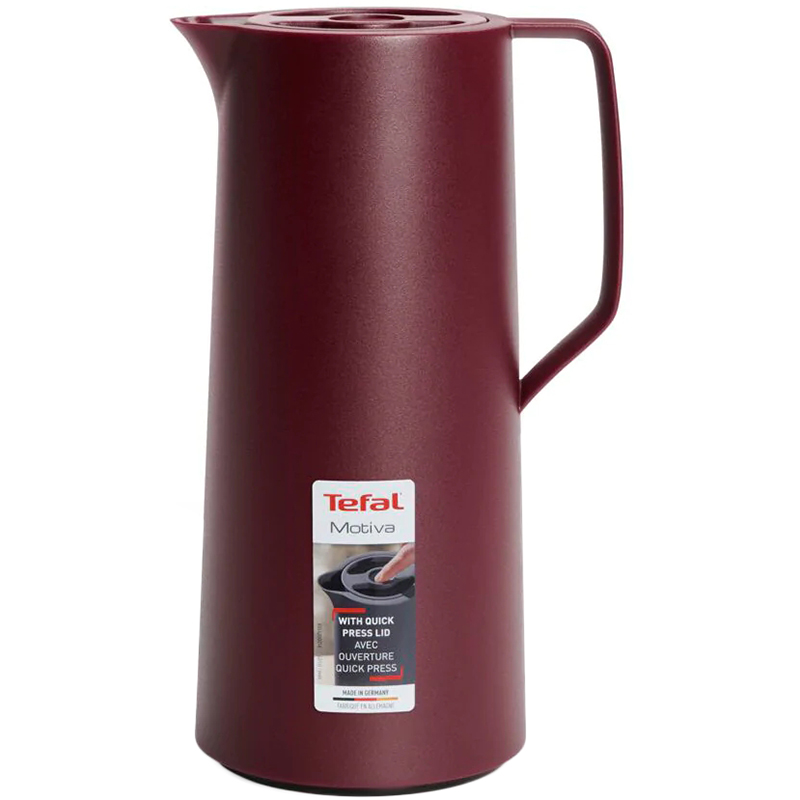 Зображення Термоглечик TEFAL Motivo 1,0 л Burgundy (N4170210)