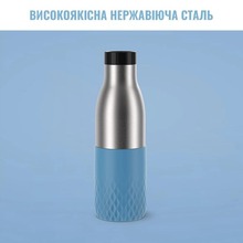Термопляшка TEFAL BLUDROP 500мл soft touch Blue (N3110710)