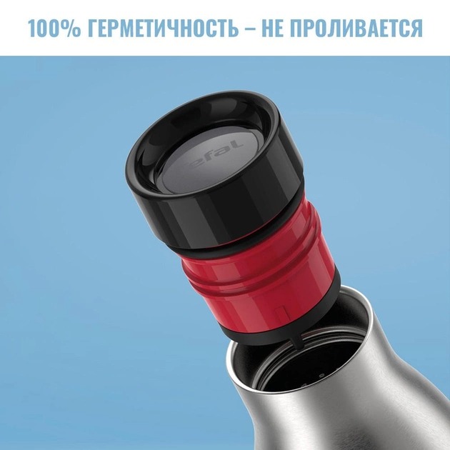 Термопляшка TEFAL BLUDROP 500мл soft touch Blue (N3110710) Об’єм 0.5