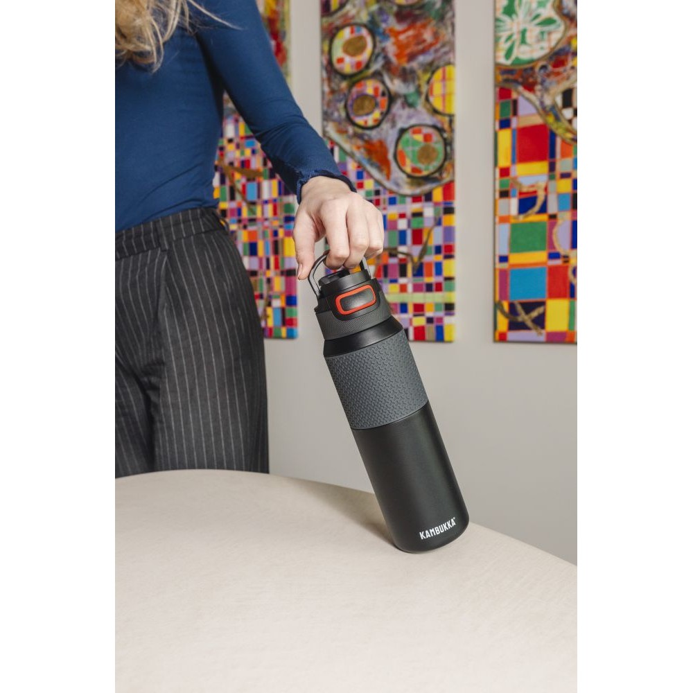 Термопляшка KAMBUKKA Elton Insulated 1000 мл Black (11-03037) Тип термопляшка