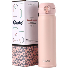 Термос GUSTO GT130-3 Мелодія ранку 450 мл Pink (135658)