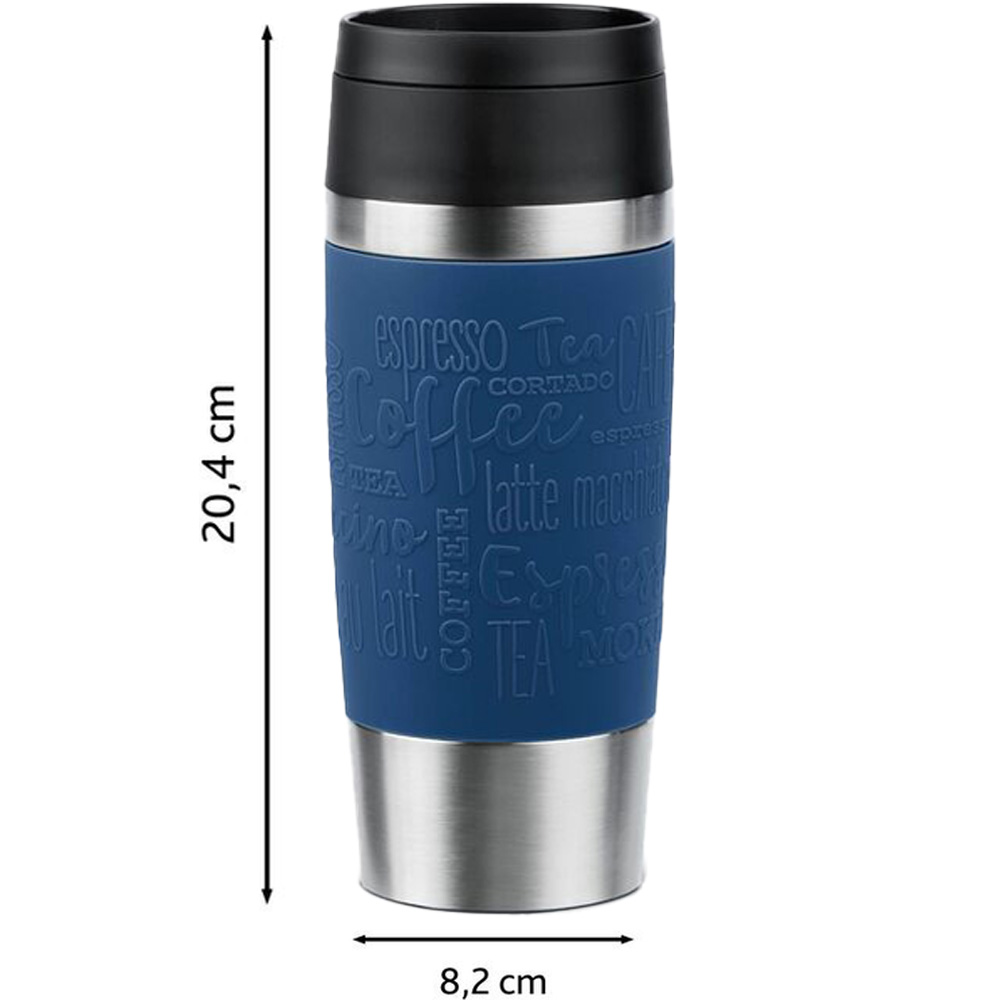 Термокухоль TEFAL Travel Mug Classic 360мл blue (N2020310) Тип термокухоль