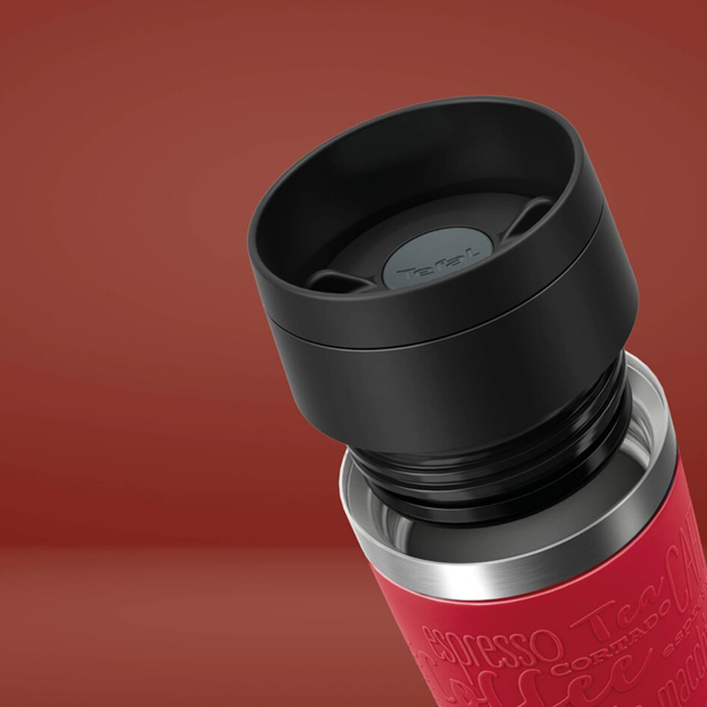 Зовнішній вигляд Термокухоль TEFAL Travel Mug Classic 360мл red (N2020410)