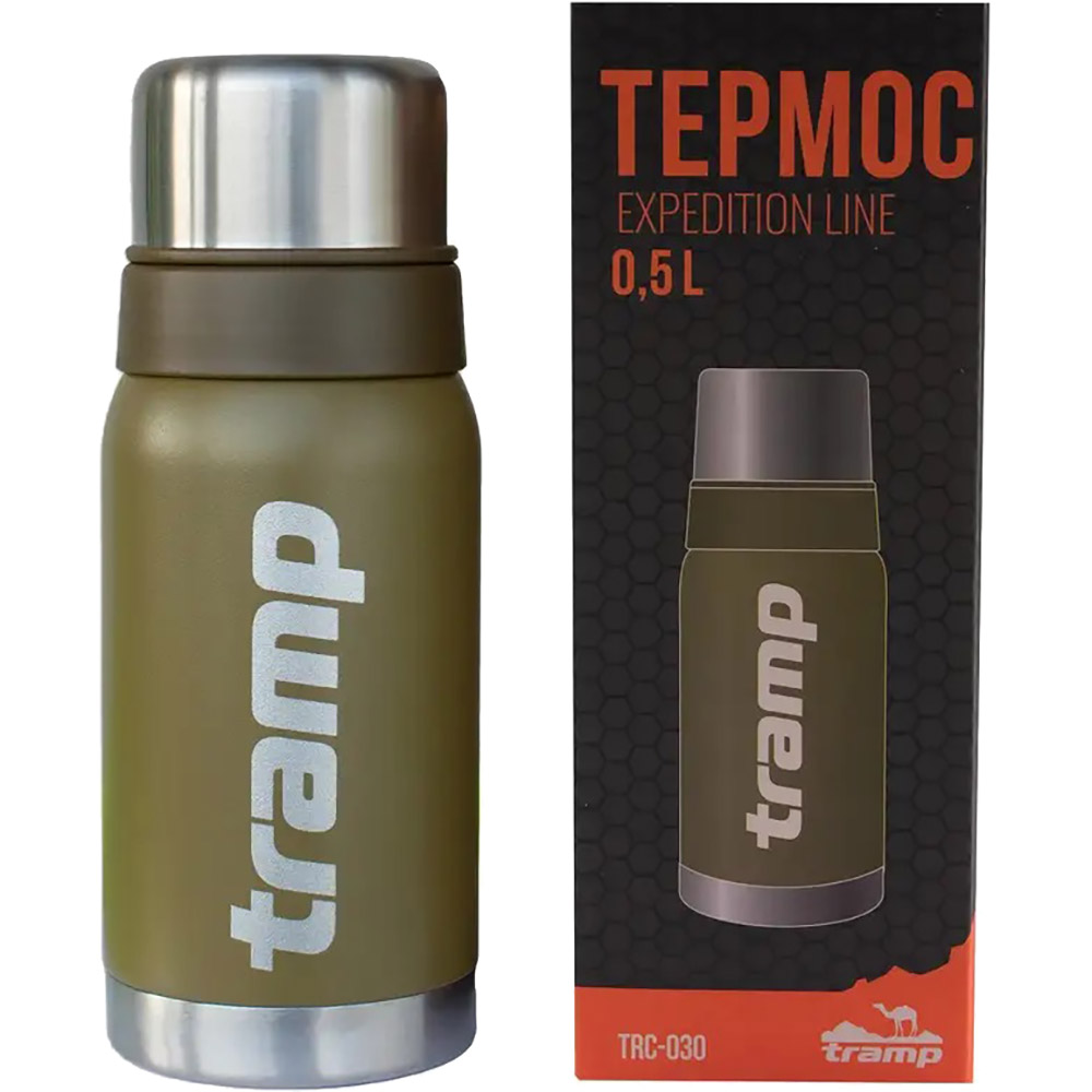 Термос TRAMP Expedition Line 0.5л Olive (UTRC-030-olive) Матеріал корпусу нержавіюча сталь