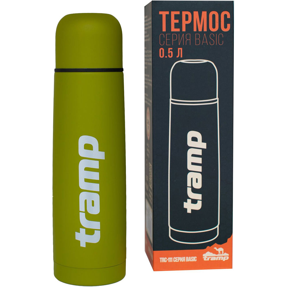 Термос TRAMP Basic 0.5 л Olive (UTRC-111-olive) Материал корпуса нержавеющая сталь