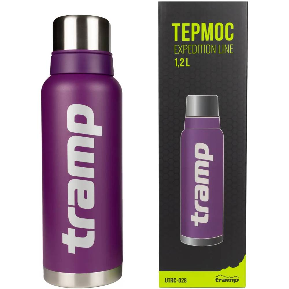 Термос TRAMP Expedition Line 1.2 л Purple (UTRC-028-purple) Матеріал корпусу нержавіюча сталь