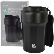 Термокухоль LINE ART Comfy 380 мл Black (60022222LA-01)
