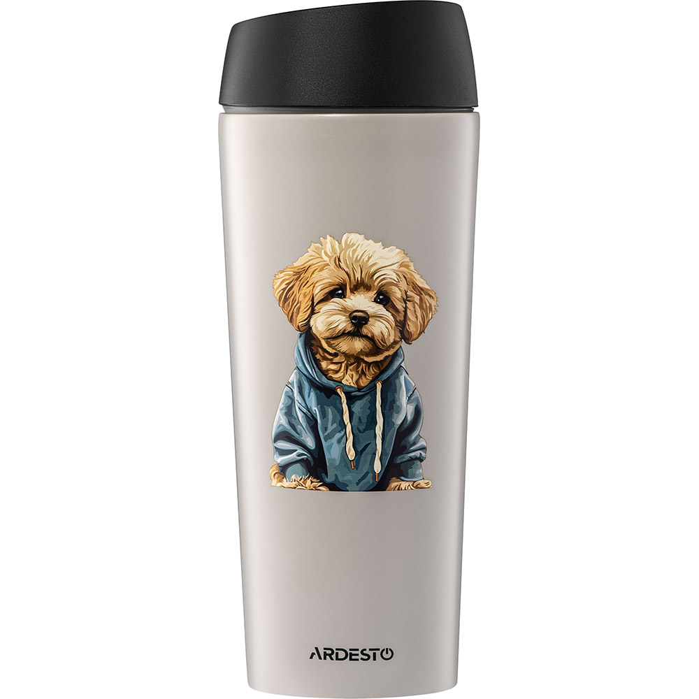 Термокружка ARDESTO Coffee Time Maltipoo 450 мл Beige (AR2645MP)