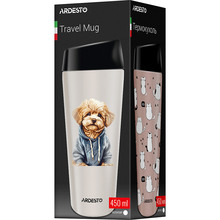 Термокружка ARDESTO Coffee Time Maltipoo 450 мл Beige (AR2645MP)