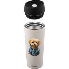 Термокружка ARDESTO Coffee Time Maltipoo 450 мл Beige (AR2645MP)