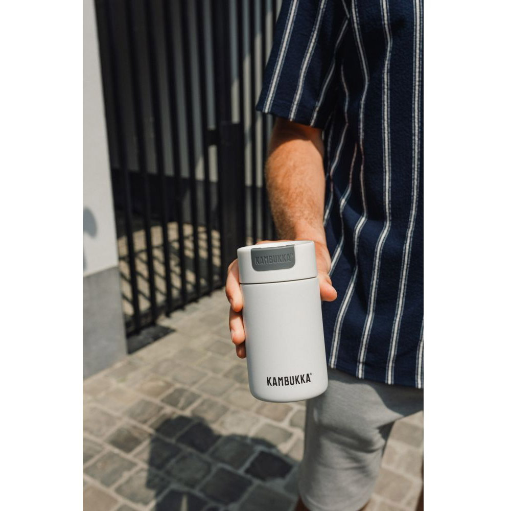 Термокухоль KAMBUKKA Olympus 300 мл White (11-02026) Зовнішній вигляд Термокухоль KAMBUKKA Olympus 300 мл White (11-02026)