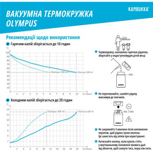 Термокружка KAMBUKKA Olympus 500 мл White (11-02027)