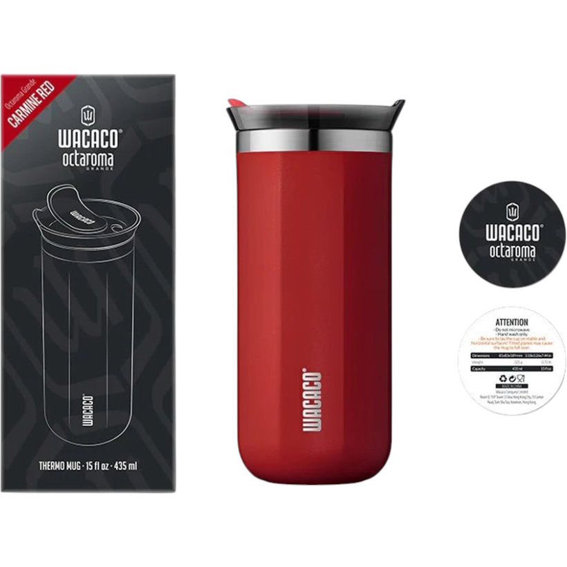 Термокухоль WACACO Octaroma Grande 435 мл Red (WOCT435RED) Тип термокухоль