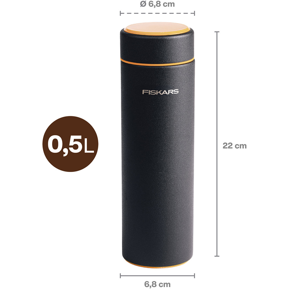 Термос FISKARS On-The-Go 0.5 л Черный (1078699) Тип термос