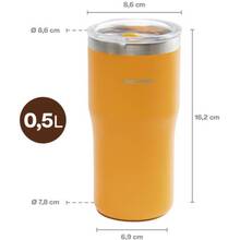 Термокухоль FISKARS On-The-Go 0.5 л Orange (1078761)