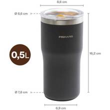 Термокухоль FISKARS On-The-Go 0.5 л Black (1078762)