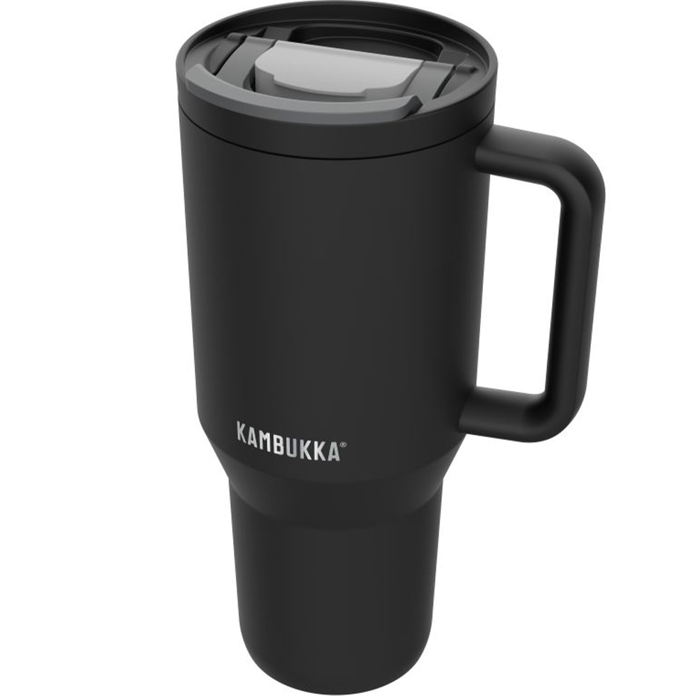 Термокухоль KAMBUKKA Rio Night Rider 950 мл Black (11-08005) Додатково Не використовуйте гарячі або газовані напої, оскільки це може призвести до пошкодження кришки та витоку через підвищення тиску в пляшці