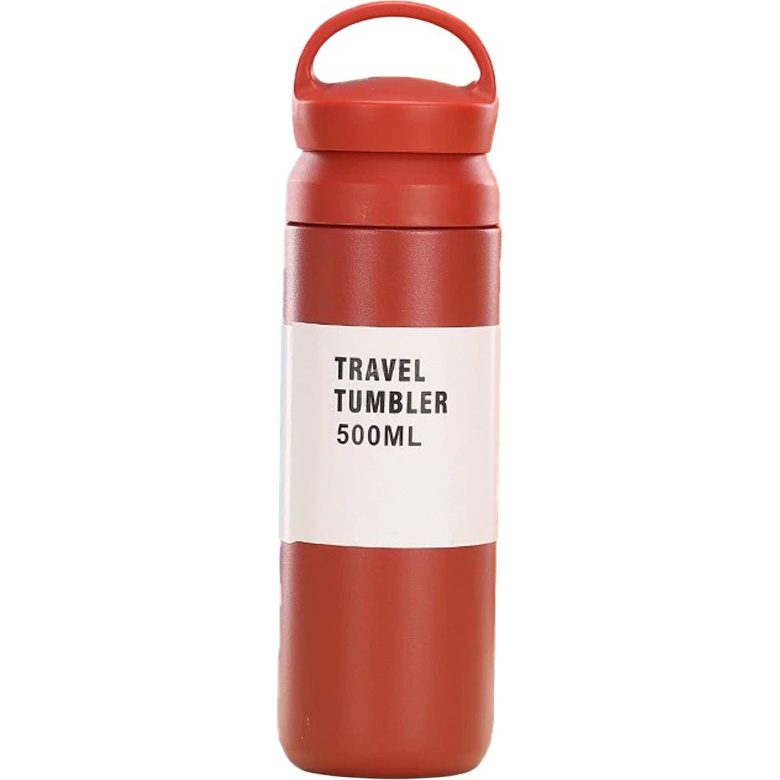 Термопляшка MERLION 0.5л Red (SUS304-500Red)