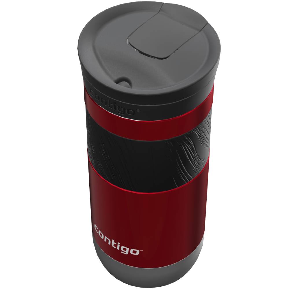 Термокружка CONTIGO Byron 2.0 Snapseal 0,47 л Red (2213021) Особенности двойная стенка