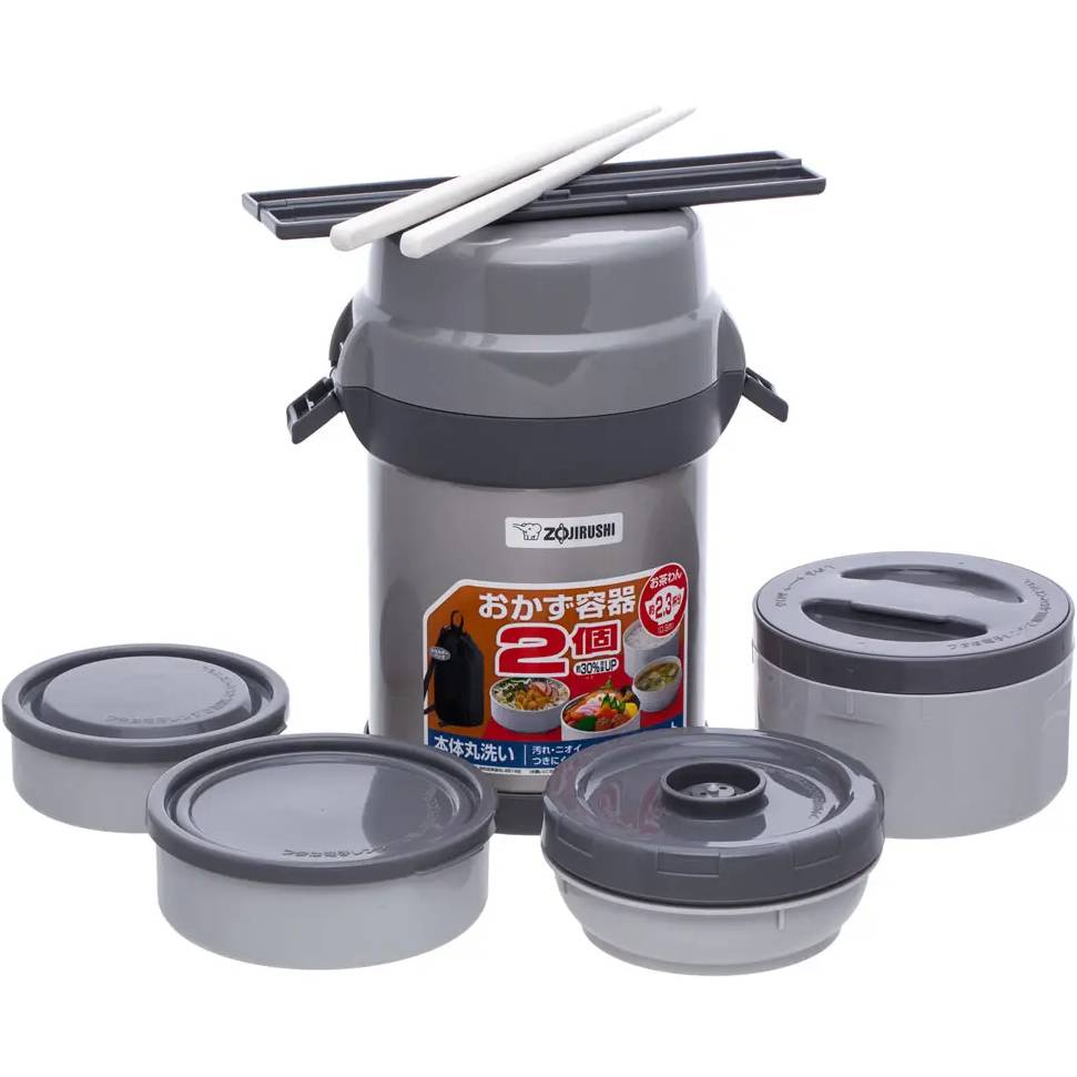 Набір для ланчу ZOJIRUSHI 1.23 л Gray (SL-JAF14SA)