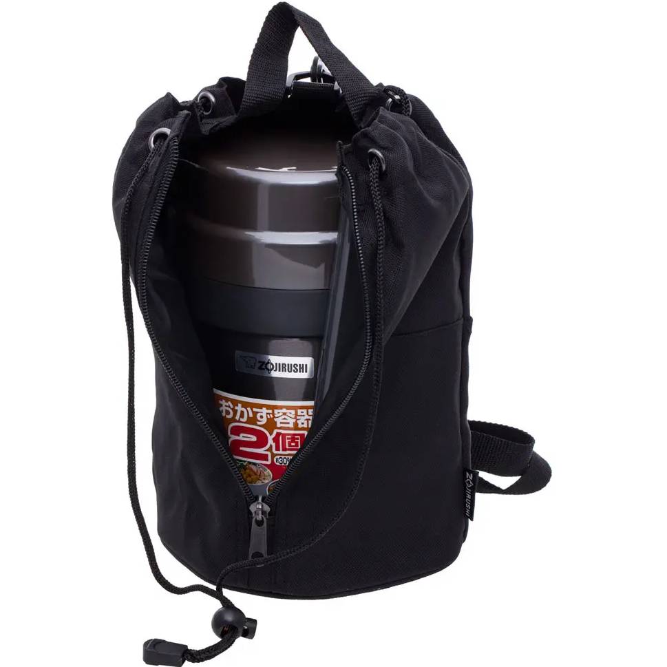 Фото Набір для ланчу ZOJIRUSHI 1.23 л Dark Gray (SL-JAF14HG)