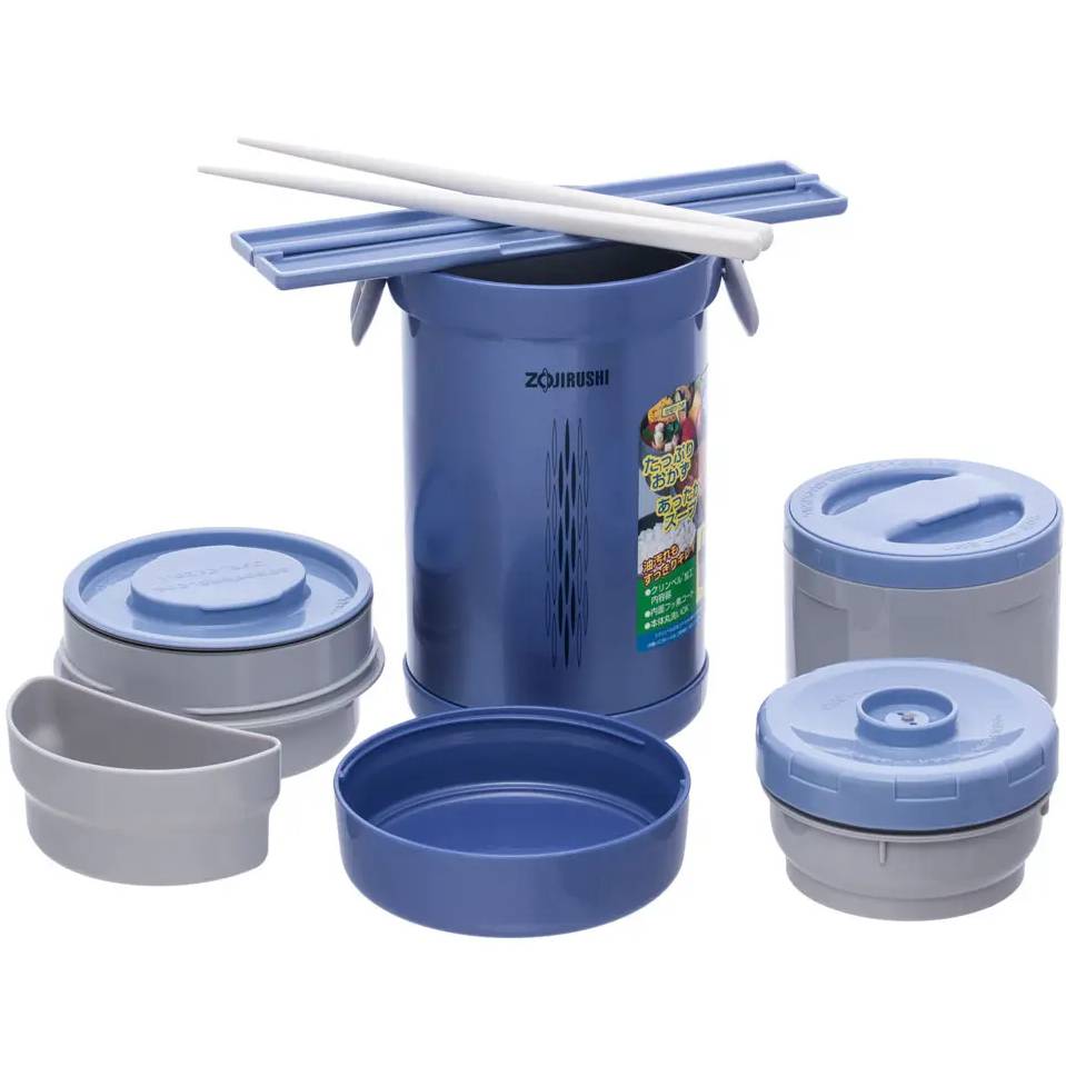 Набір для ланчу ZOJIRUSHI 0,81л Blue (SL-NC09AA)