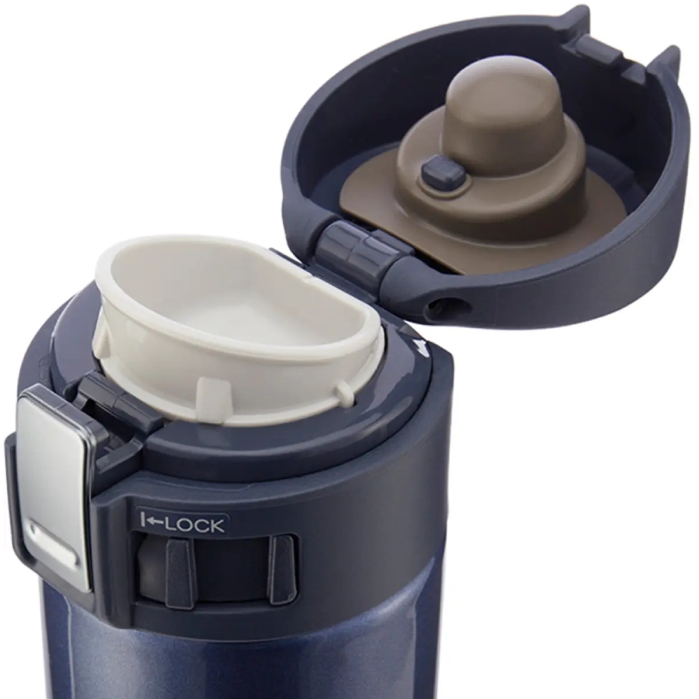 Термокухоль ZOJIRUSHI 0.48 л Dark Blue (SM-KHE48AG) Матеріал корпусу нержавіюча сталь